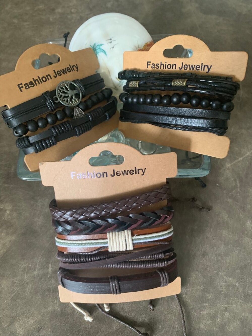 12 Bracelets for $30- NEW Unisex Braided Leather Bracelets